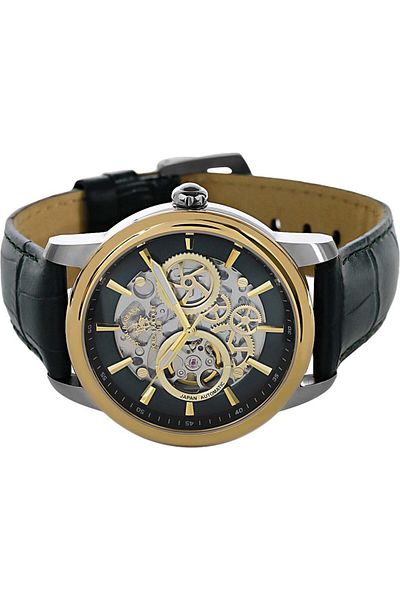 Santa Barbara Polo & Racquet Club Yeşil Men &Apos; S Ko Santoróla Shunts - Leather Cord of Water Resistance 5 Atm with Automatic Mechanism