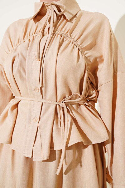 VOLT CLOTHİNG Női blúz összegyűjtött szoknyával, dupla szett