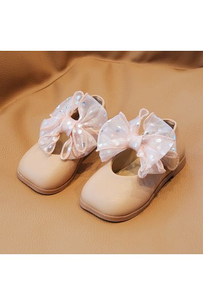 Superbaby Elegant powder pink shoes - Organza