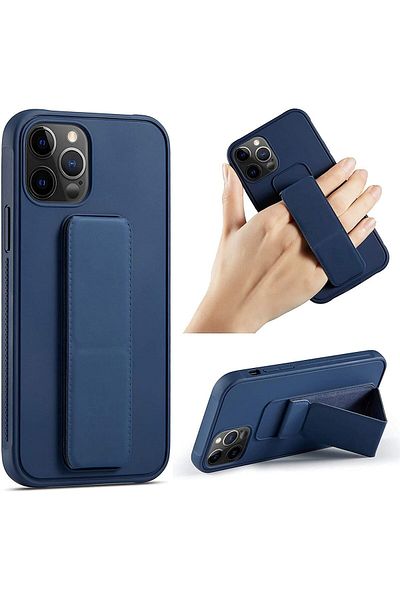 Generic Case Cover For iPhone 14 Pro Max with Magnetic Stand & Holder, Premium Silicone Hand Strap and Grip