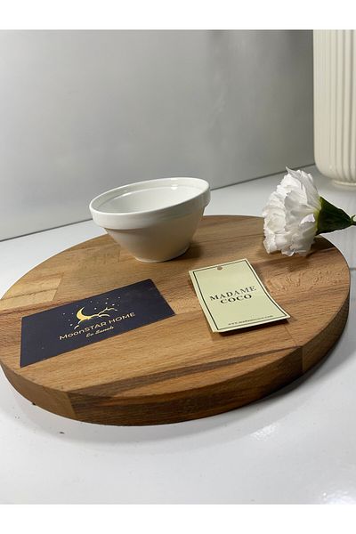 Madame Coco Petit Concept Round Bowl - White