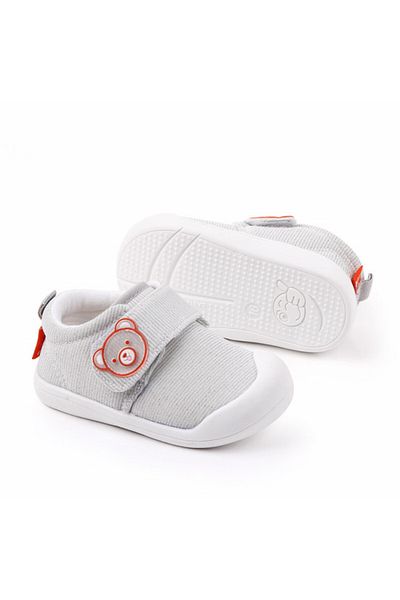 Superbaby Gray sneakers for girls - Teddy