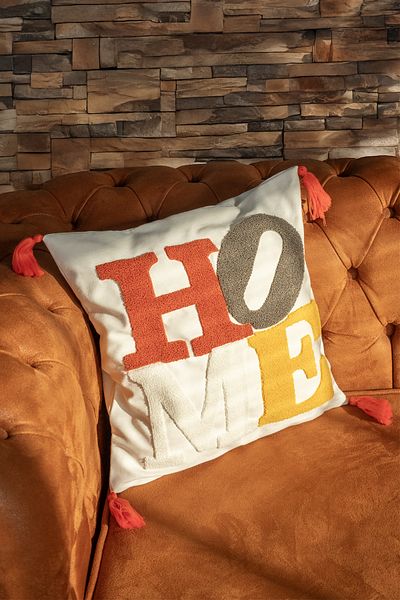 SWITA Punch Home Embroidered Single Decorative Special Design Throw Pillow Cover (Punch)