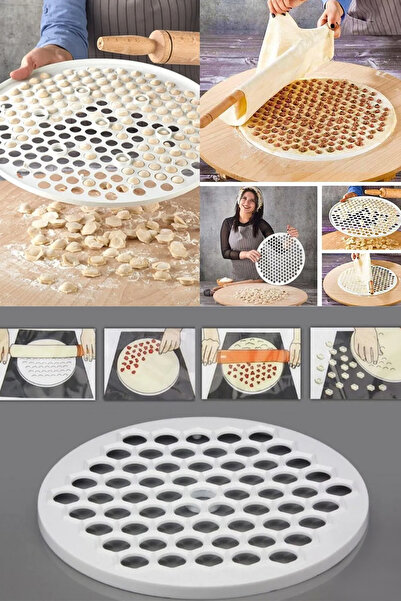 Home Pratik Mantı Yapma Aparatı - Mantı Hamur Kesme Aparatı Mantı Kalıbı 32 cm
