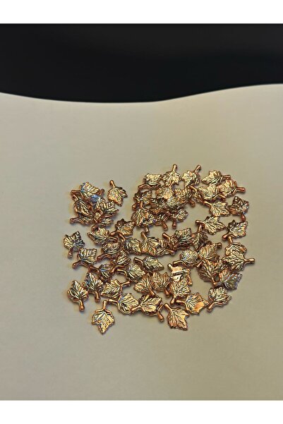 Gönülden Tasarım 60 BUC. Mărgele din plastic de culoare cupru cu gaură 2X1 CM