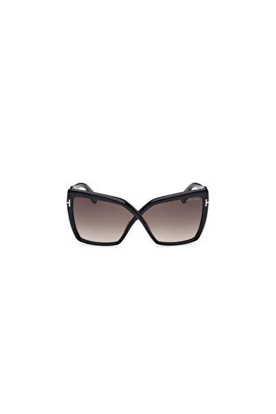 Tom Ford TF 1195 01B 63 نظارة شمسية نسائية على شكل فراشة باللون الأسود