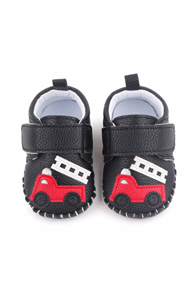 Superbaby Black shoes for boys - Masinuta