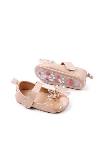 Superbaby Cream patent leather shoes - Princess