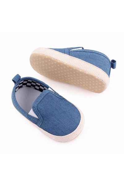 Superbaby Pantofiori tip mocasini din blugi