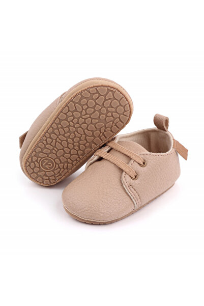 Superbaby Elegant cream lace-up shoes