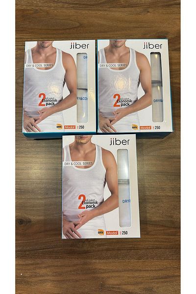 Jiber Мъжки потник от висок клас, удобен и дишащ, 6 броя