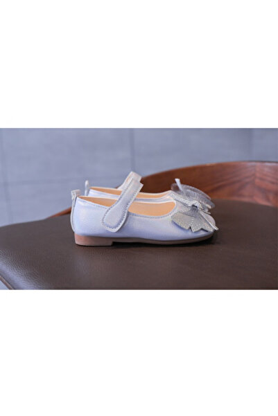 HANNA Pentru bebelusi Pantofi eleganti argintiu sidefat - Butterfly