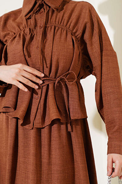 VOLT CLOTHİNG Női blúz összegyűjtött szoknyával, dupla szett