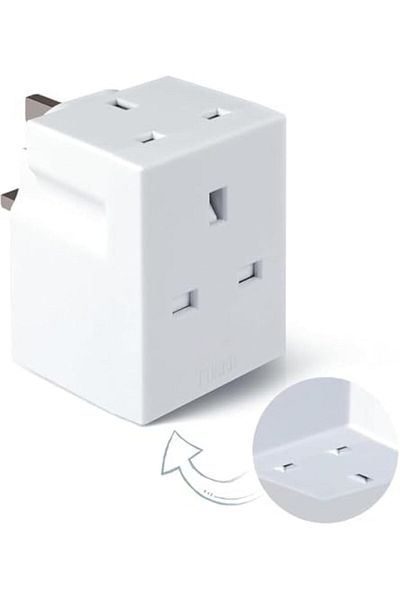 Generic ADMORE 13A 3-WAY Universal Multi Adaptor PC NV510 - Convenient Power Solution for Home and Office