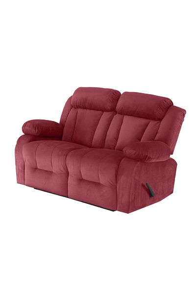 Lazy Vibes MNZ5 | Velvet Double ReclinerChair 159x77x104 cm - Dark Pink