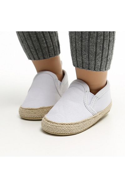 Superbaby Mocasini Pantofiori cu vârf albi
