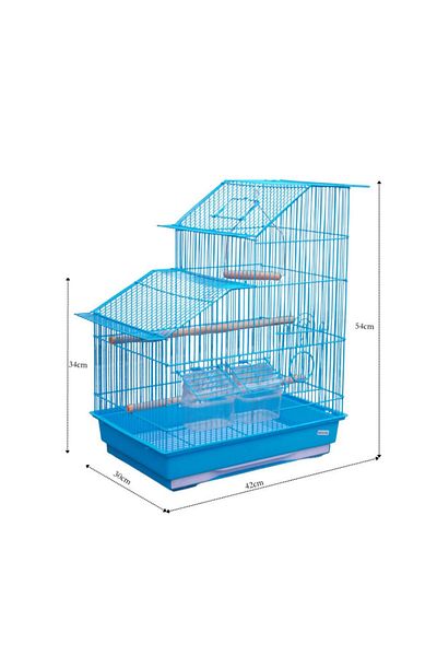 Others Metal Cage for Medium-Sized Pet Birds - Multiple Colors
