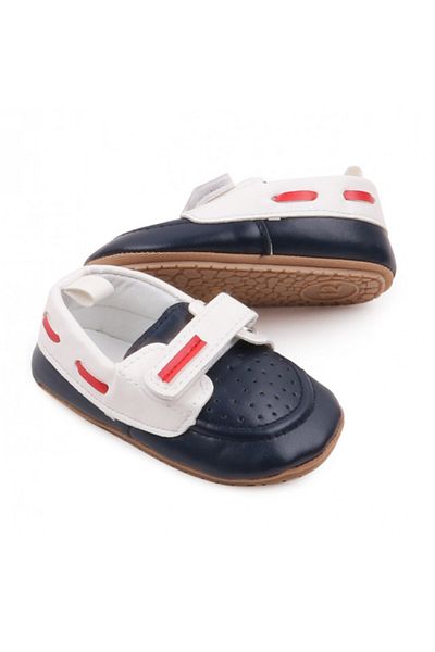 Superbaby Navy blue and white casual shoes for boys