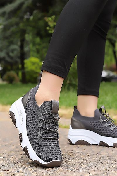 kajal ayakkabı Dnr 101 Stone Laced Knitwear Shoes