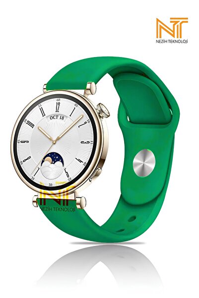Nezih Case Huawei Watch Gt4 / Gt5 / Gt6 41mm Uyumlu Yumuşak Silikon Spor Stra...