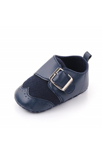 Superbaby Pantofi eleganti bleumarine cu catarama