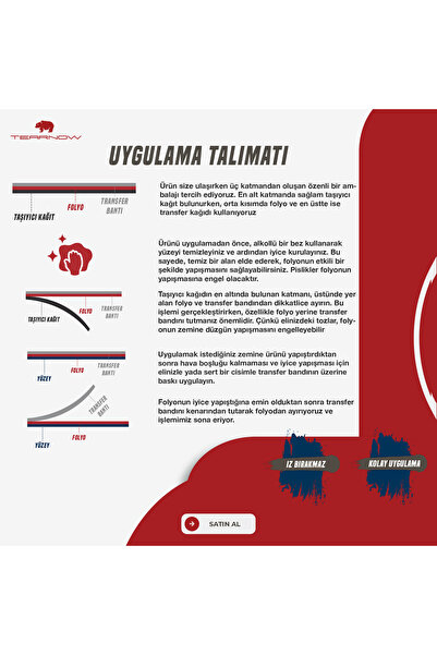 TEARNOW Egea Uyumlu Mini Sticker - Parlak Kırmızı