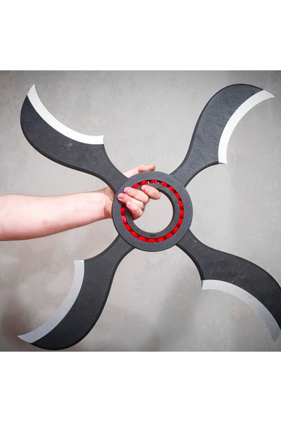 GRAT3D Large Ninja Fidget Spinner Throwing Star Shuriken - 40 Cm - Demonte Gö...