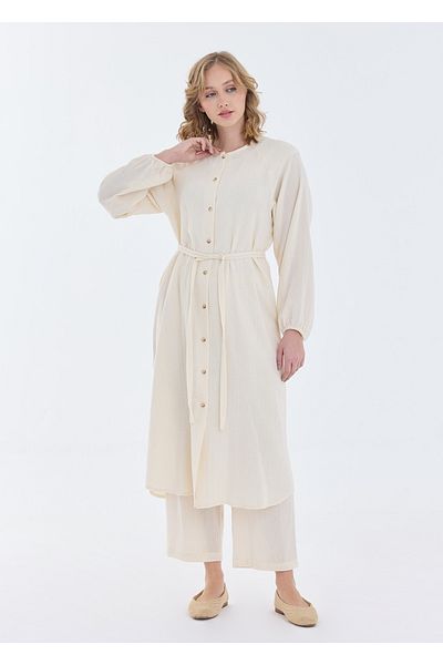 Armağan Long Tunic Trousers Suit