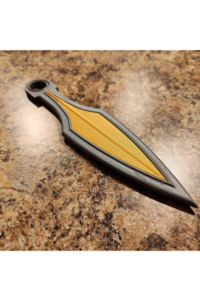 GRAT3D Scorpion’s Kunai Bıçağı – Mortal Kombat 1 – 3D Baskı 20 cm Dekoratif Oyuncak (1 Adet)-Dekor Plastik