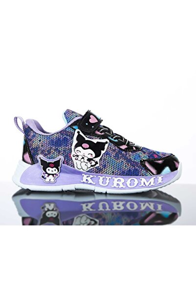 pediashoes KUROMİ IŞIKLI KIZ ÇOCUK SPOR AYAKKABISI HAFİF VE ESNEK 26 -30 NO A...