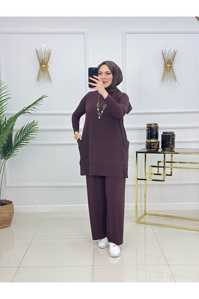 Enans Design Women's Hijab 2-Piece Set Tunic & Trousers
