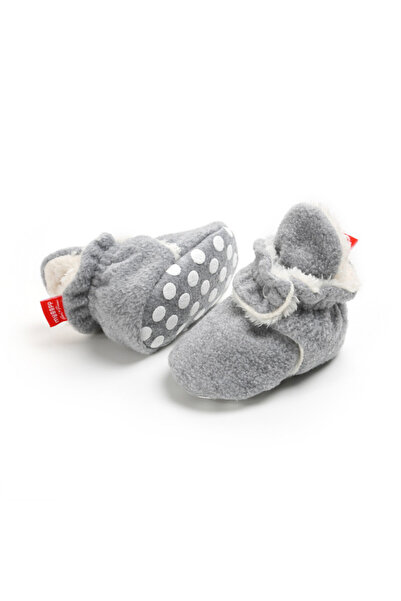 Superbaby Gray plush fur boots