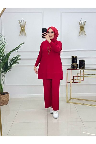 Enans Design Women's Hijab 2-Piece Set Tunic & Trousers