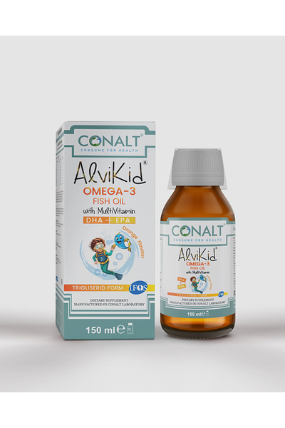 CONALT زيت السمك أوميغا-3 من ألكيد - زيت سمك فاخر يحتوي على فيتامينات متعددة ...