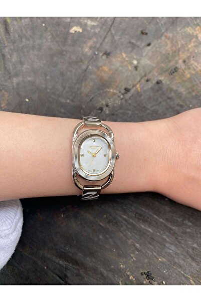 Lee Cooper LC08056 Oval Kasa Kelepçe Kordon Detaylı 3 ATM Su Geçirmez 3 Renk Klasik Kadın Saati