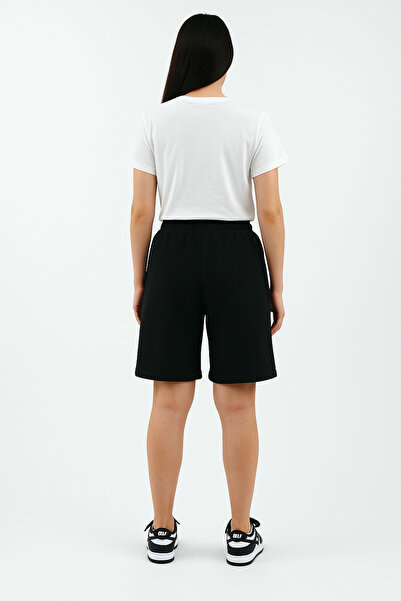 OXVİN Capsule Women's Comfort Regular Pike Fabric Double Leg Bermuda Shorts