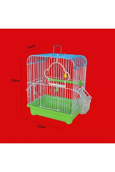 Others Small Metal Bird Cage with Rectangular Edges