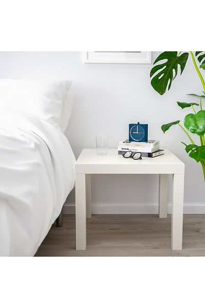 Generic Side table, white, 55x55 cm