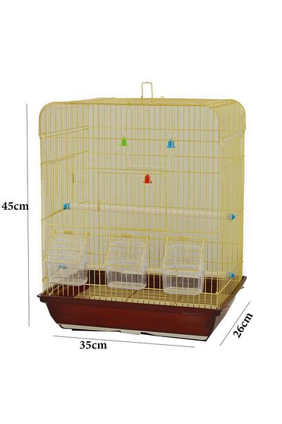 Others Metal Bird Cage with Rectangular Edges