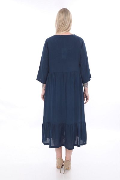 lovedrobe Plus Size Women's Dress 24249 Navy Blue-Navy Blue - 54