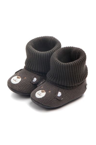 Superbaby Botosei crosetati GRI - Ursulet