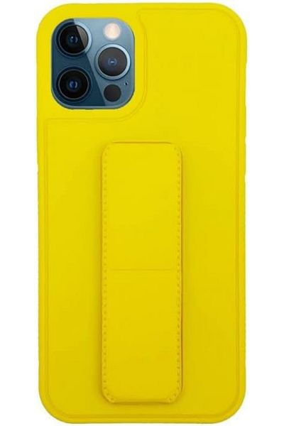 Generic Case Cover For iPhone 14 Pro with Magnetic Stand & Holder, Premium Silicone Hand Strap and Grip