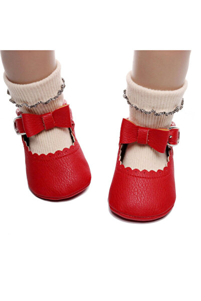 Bebelul Red shoes for girls - Bella