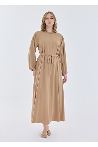 Armağan Raglan Sleeve Belt Dress