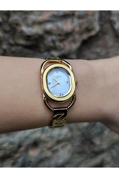 Lee Cooper LC08056 Oval Kasa Kelepçe Kordon Detaylı 3 ATM Su Geçirmez 3 Renk ...