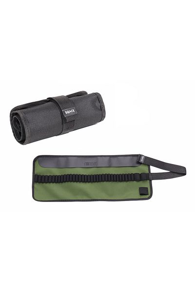 BBACK Roller 36 Sections Velcro Double Color Fabric Pen Holder