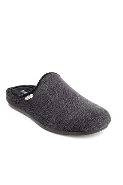 Muya Chans 35801 Anatomical Men's Classic Slippers Black