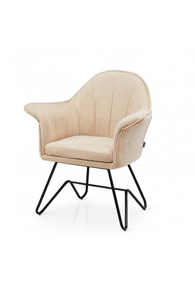 SAHABA Beige fabric chair