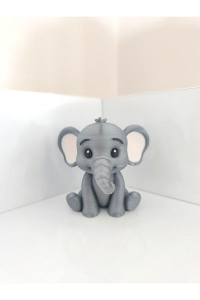 Alwin3d Safari Elephant Cake Top Figure 7 cm