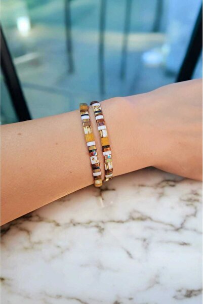 Atölye Unisex Tasarım Tila Elastik Bileklik